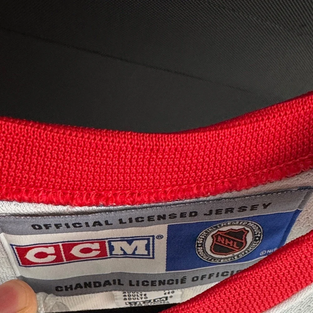CCM Petr Prucha New York Rangers White, Red, and Blue Jersey - Picture 4 of 6